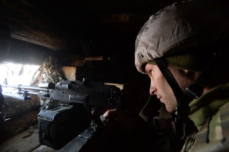 Украина, сепаратисты, Донбасс, бои, атака, Луганск