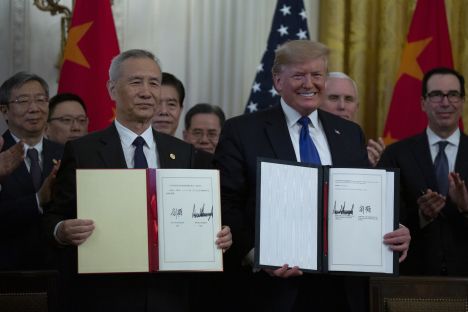 США, Китай, торговля, мировое соглашение, договор