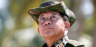 Аун Сан Су Чжи, Мьянма, власть, военные